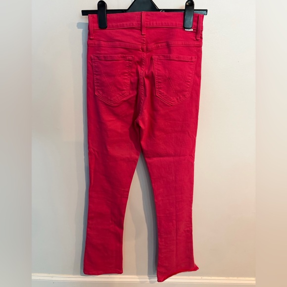 MOTHER RUNAWAY JEANS HIGH WAISTED SLICE HEEL  SZ 27 B679 - Picture 2 of 11